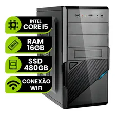 Computador Cpu Pc Torre Intel I5 16gb Ssd 480gb Wifi Foto mini 1