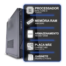 Computador Desktop, Intel Core I3 4º Geração, 8gb Ram, Hd Foto mini  2