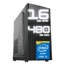 Computador Pc Cpu Intel Core I5 16gb Ram Ssd 480gb Foto  mini 1