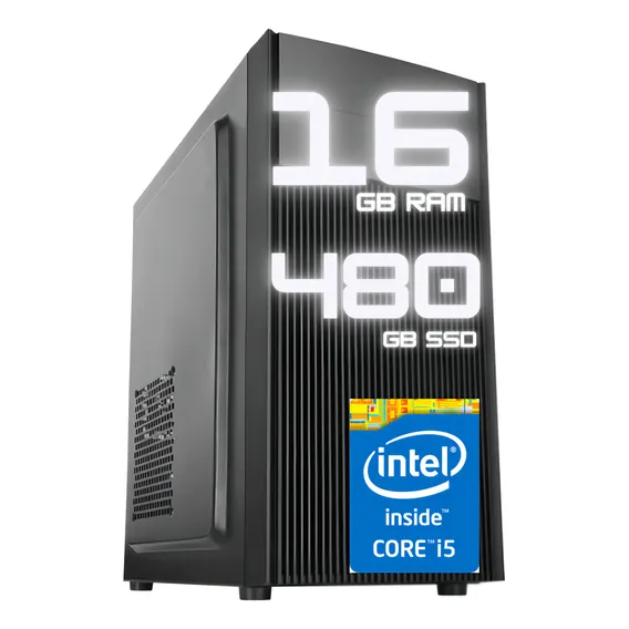 Computador Pc Cpu Intel Core I5 16gb Ram Ssd 480gb Foto 1