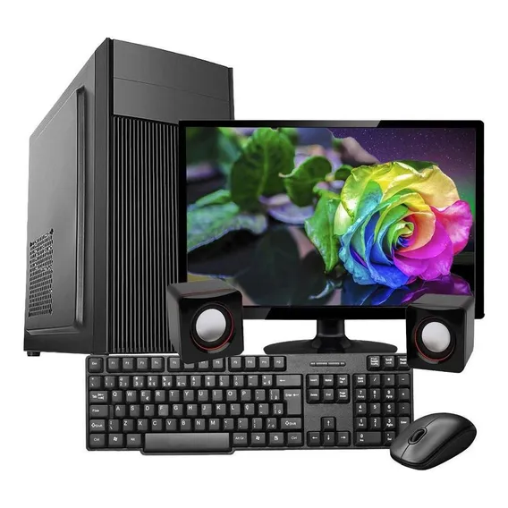 Computador Pc Intel Completo I5 4gb Ssd 240gb Monitor Foto 1