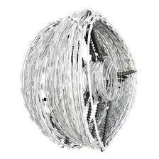 Concertina Perimetral Dupla Eletrificada 45cm Galvalume 10m Foto mini 2