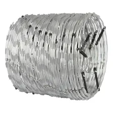 Concertina Perimetral Dupla Eletrificada 45cm Galvalume 10m Foto mini 3