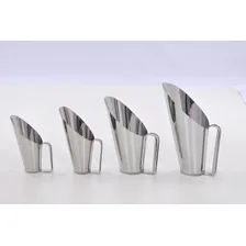 Concha Para Cereais Rações Em Aço Inox 430 1kg (1000grs) Foto mini  3