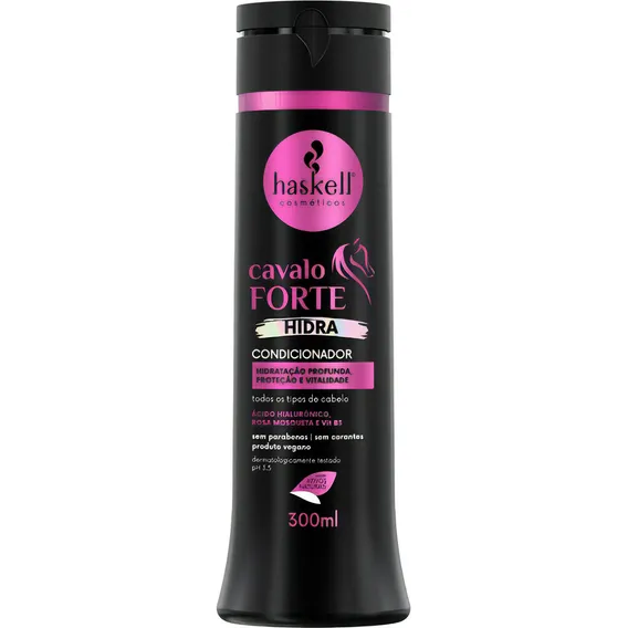 Condicionador Cavalo Forte Hidra Haskell 300ml Foto 1