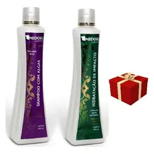 Condicionador Midori Kit midori shampoo algas 500ml + condicionador impacto 500ml en kit Foto  mini 1