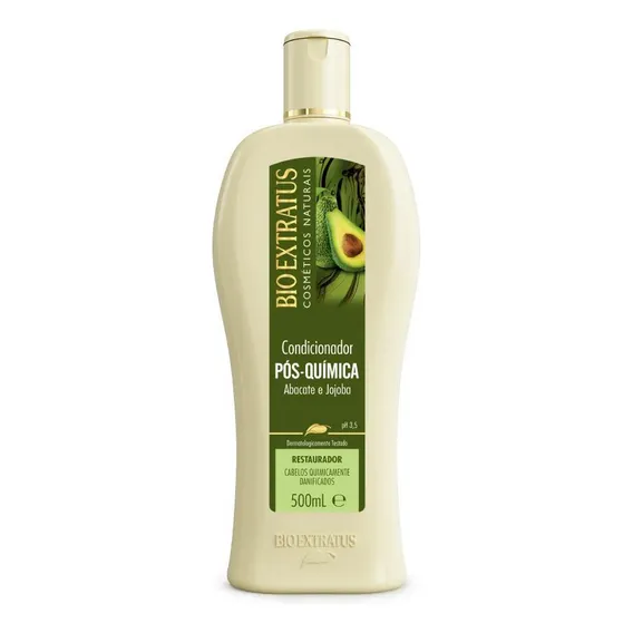 Condicionador Pós Química Abacate Jojoba 500ml Bio Extratus Foto 1