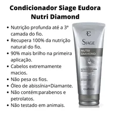 Condicionador Sià ge Nutri Diamond Eudora 200ml Foto mini 2