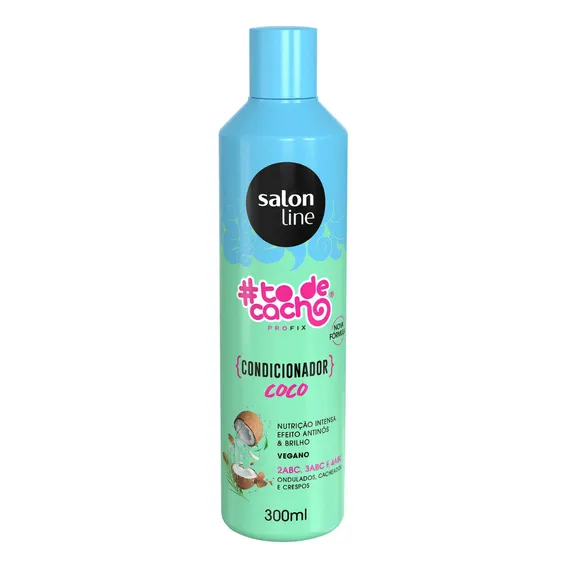 Condicionador To De Cacho Coco Nutrição Salon Line 300ml Foto 1