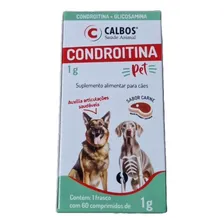 Condroitina Pet Calbos 1g 60 Comprimidos Foto  mini 1