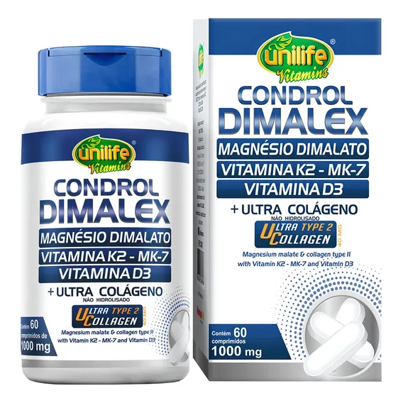 Condrol Dimalex 1100mg Unilife 60 Comprimidos Foto 1