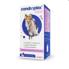 Condroplex 1000mg 60cáps Suplemento Cães E Gatos Condroitina Foto mini 1