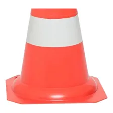 Cone De Transito Kit C/2 Laranja E Branco 50cm Cor Laranja/branco Foto mini  3