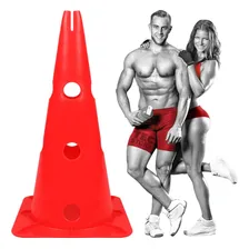 Cone Furado 40 Cm Treinamento Funcional Circuito Agilidade Cor Vermelho Foto mini 1