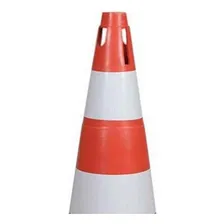 Cone Sinalizacao Plastcor 75cm Laranja/branco Foto mini 4