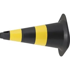 Cone Sinalizacao Plastcor 75cm Preto/amarelo Foto mini 2