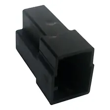 Conector 03 Vias Macho 6.3 Preto Foto  mini 1