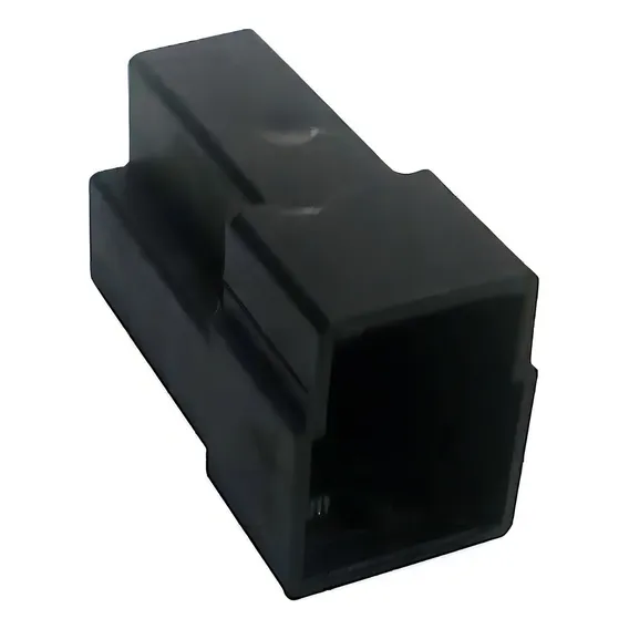 Conector 03 Vias Macho 6.3 Preto Foto 1