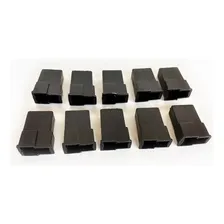 Conector 2 Vias Quadrado Com Terminais Pacote Com 10 Permak Foto mini  2