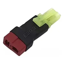 Conector Adaptador Mini Tamiya Macho Deans T Femea Airsoft Foto mini 1