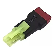 Conector Adaptador Mini Tamiya Macho Deans T Femea Airsoft Foto mini 2