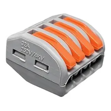 Conector Alavanca Emenda Rápida 4vias - 100un Foto mini 2