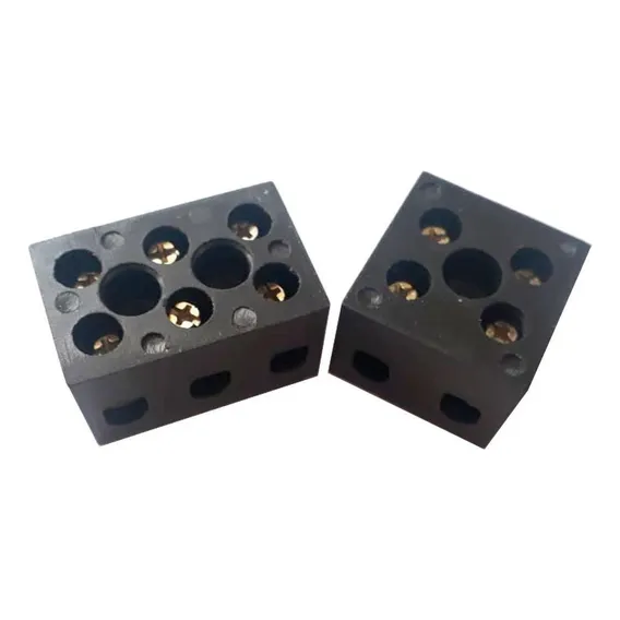 Conector Baquelite Walplast 30/600 2 Bornes Cartela 2pecas Foto 1