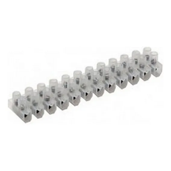 Conector Barra Brasfort 12 Polos 10mm - 8458 - Kit C/10 Peca Foto 1