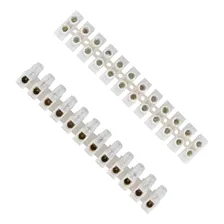 Conector Barra Sindal 4mm 30a/600v - 1 Barra Com 12 Pólos Foto  mini 1