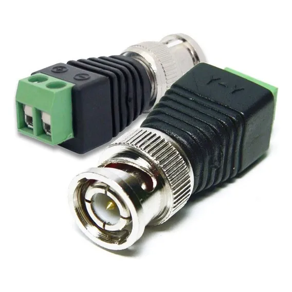 Conector Bnc Macho Com Borne Kit 100 Peças Foto 1