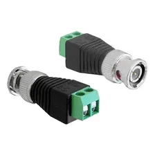 Conector Bnc Macho Com Borne Para Cftv - 20 Unidades Foto  mini 1