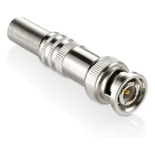 Conector Bnc Macho Com Mola De Parafuso Foto mini 1