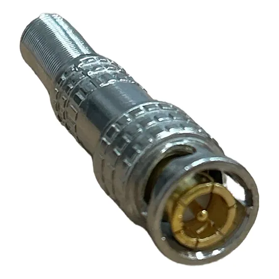 Conector Bnc Macho Parafuso Com Mola 4 Mm Pacote 100 Pçs Foto 1