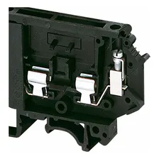 Conector Borne De Passagem Porta Fusivel 4,00mm 500v Preto Foto mini 1