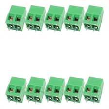 Conector Borne Kf-128 Kre 2 Terminal Verde - Kit 10 Peças Foto  mini 1