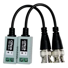 Conector Cftv Video Balun Câmeras 4x1 Cabo Utp Cat 5 E 6 Foto mini 1