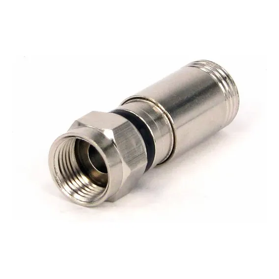Conector Coaxial Pressão Rg6 - Kit Com 5 Foto 1
