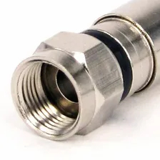 Conector Coaxial Pressão Rg6 - Kit Com 5 Foto mini 3