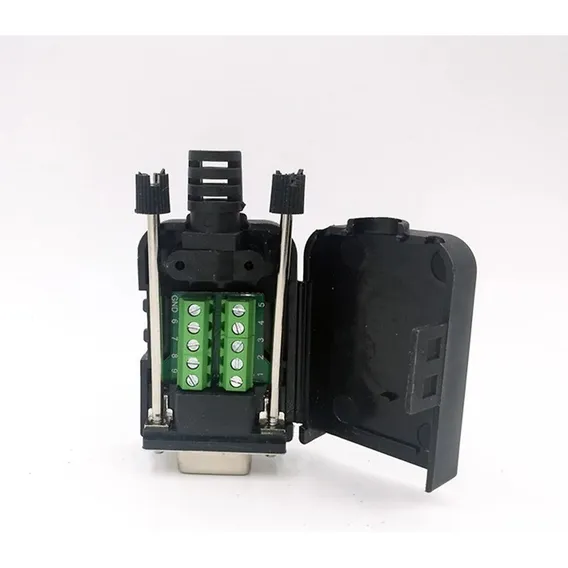 Conector Db9 Femea Com Borne Foto 1