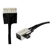 Conector Dc Jack Cabo 10cm Compatível Dell Inspiron 15 I3567 Foto  mini 1