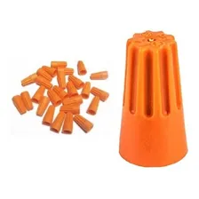 Conector De Torção Cinza Azul Laranja 300 Peças Foto mini 4