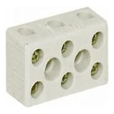 Conector Em Porcelana/sindal Tripolar 10mm 3603 - Sindal Foto mini 3