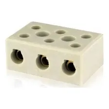 Conector Em Porcelana/sindal Tripolar 10mm 3603 - Sindal Foto mini 1