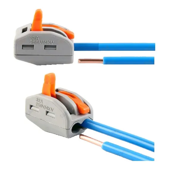 Conector Emenda Derivação RÔpido 2 Vias -(10pçs) Foto 1
