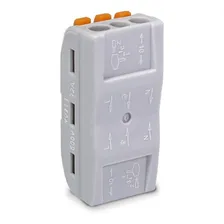 Conector Emenda Fio Alavanca 3 Vias 32a ( Kit 30 Unid. ) Foto mini 4