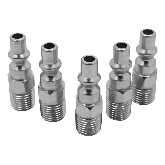 Conector Engate Rápido Rosca Macho 1/4 Npt Nacional 5 Peças Foto 1