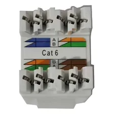 Conector Fêmea Rj45 Keystone 1800 Branco Cat-6 Condutti Foto mini  2