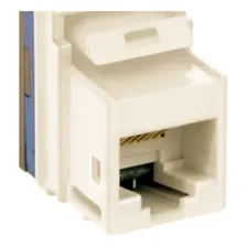Conector Fêmea Rj45 Cat5e Keystone Branco Legrand Conect Foto mini  3