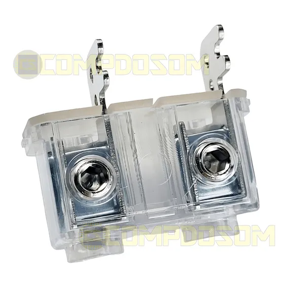 Conector Fonte Fonte Usina 60 A 120a Terminal Borne AcrÃlico Foto 1