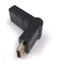 Conector Hdmi Articulavel 360º Graus Emenda Macho X Femea Foto mini  3